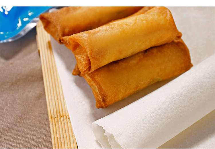 烘焙原料 南翔春卷皮 春饼 油炸春卷皮25张/包 200g 方形15*15cm