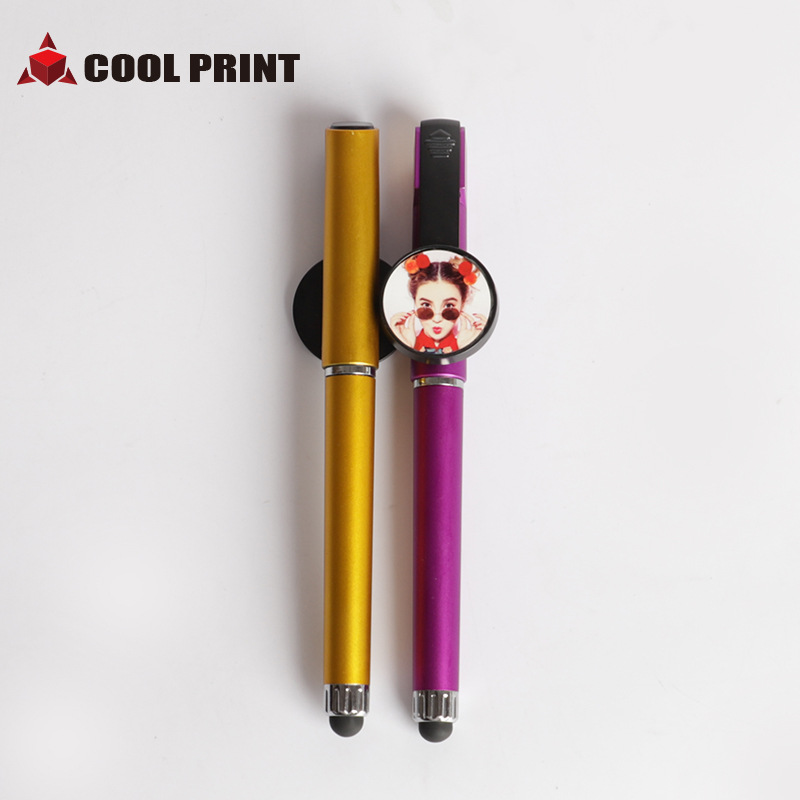 Thermal Transfer Printing Business Office Opening Gifts Advertising Marker Logo Neutral Ball Pen QR Code Photo