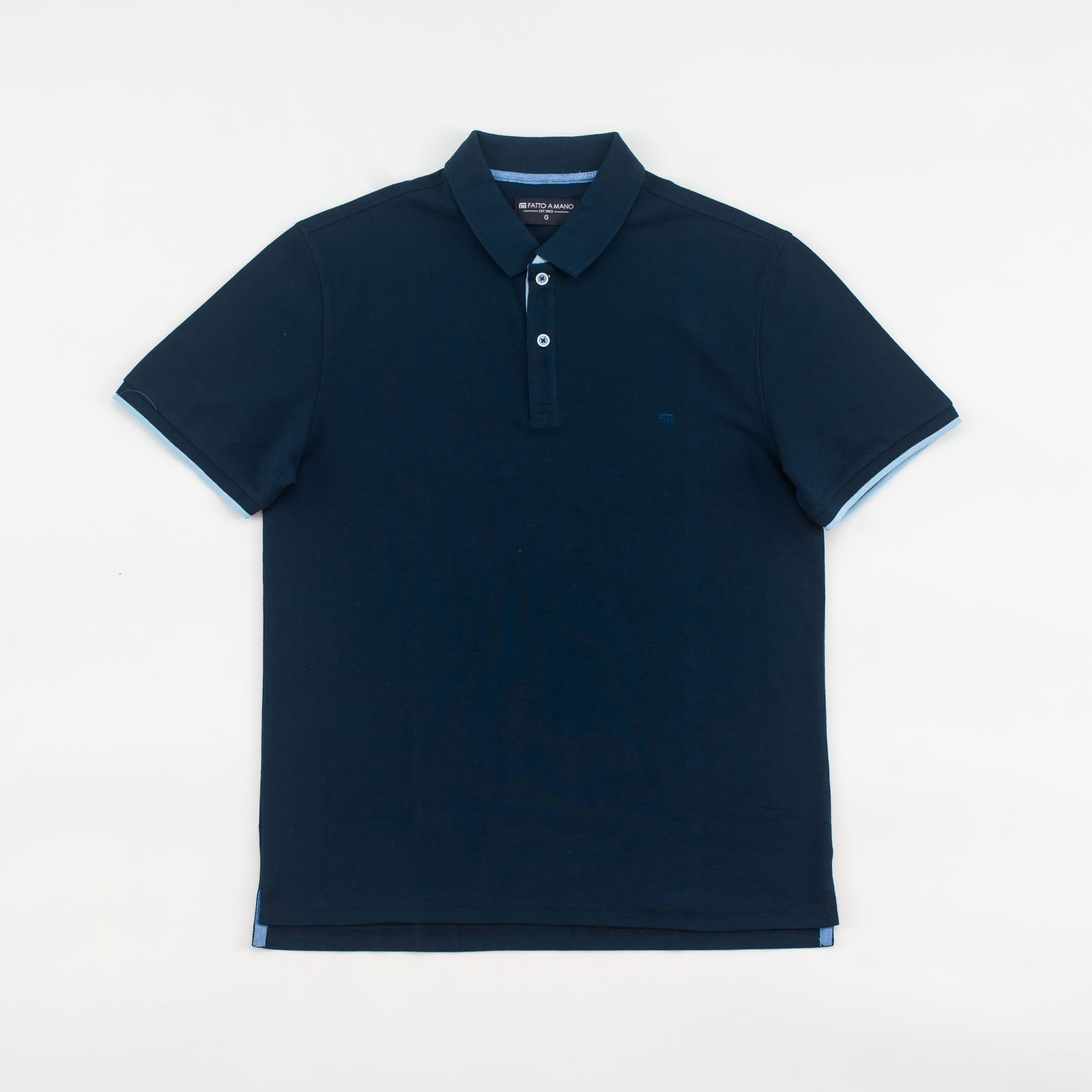 夏季新款短袖韩版休闲男翻领纯色polot恤衫青年藏青色套头t恤男款