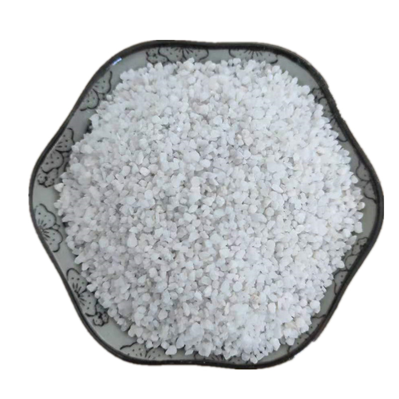 现货批发雪花白沙子 高尔夫球场用白砂 染色真石漆彩砂