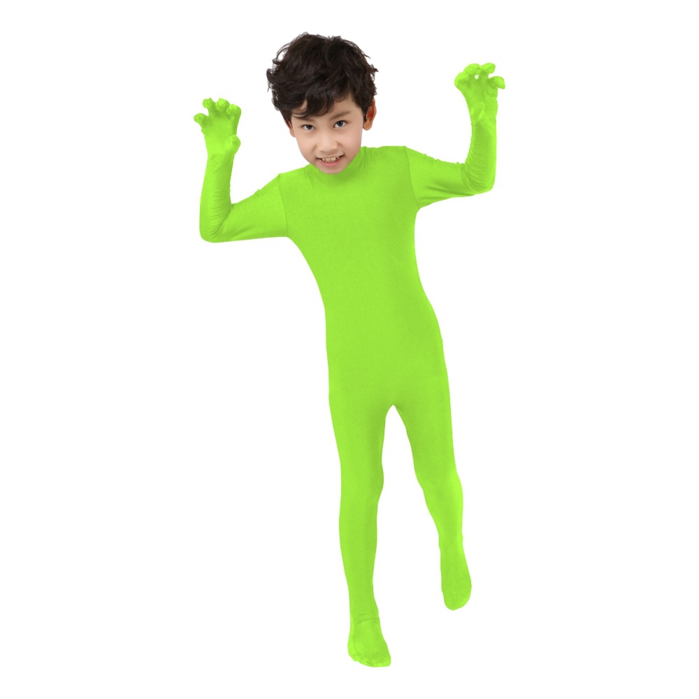 儿童包手包脚莱卡紧身衣/连体服/儿童舞蹈zentai动漫演出服隐形衣
