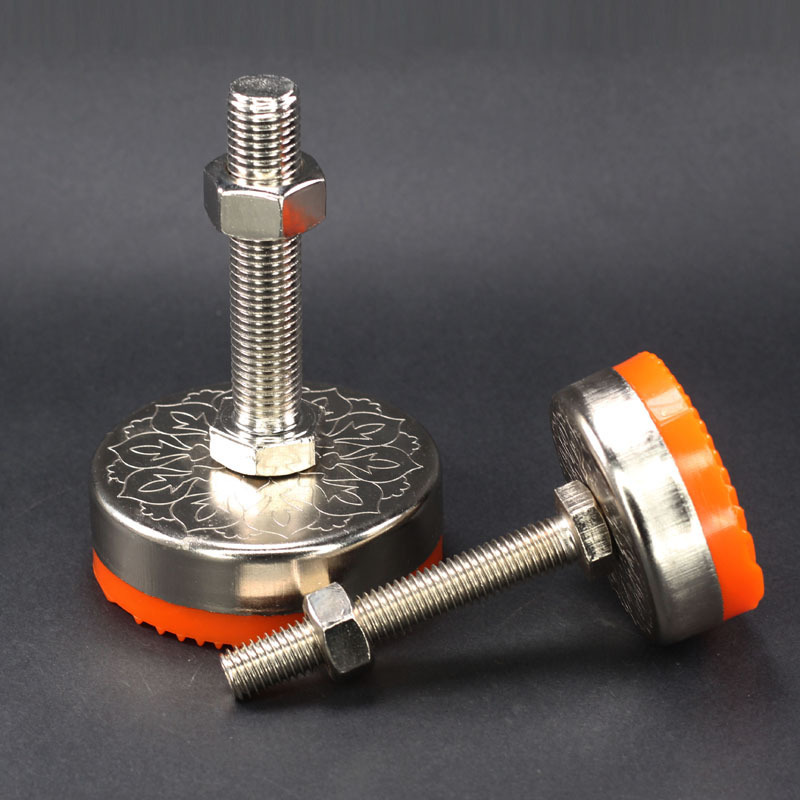 花纹防震tpu橡胶脚杯m12垫脚可调节固定地脚螺丝脚垫机器调整脚一