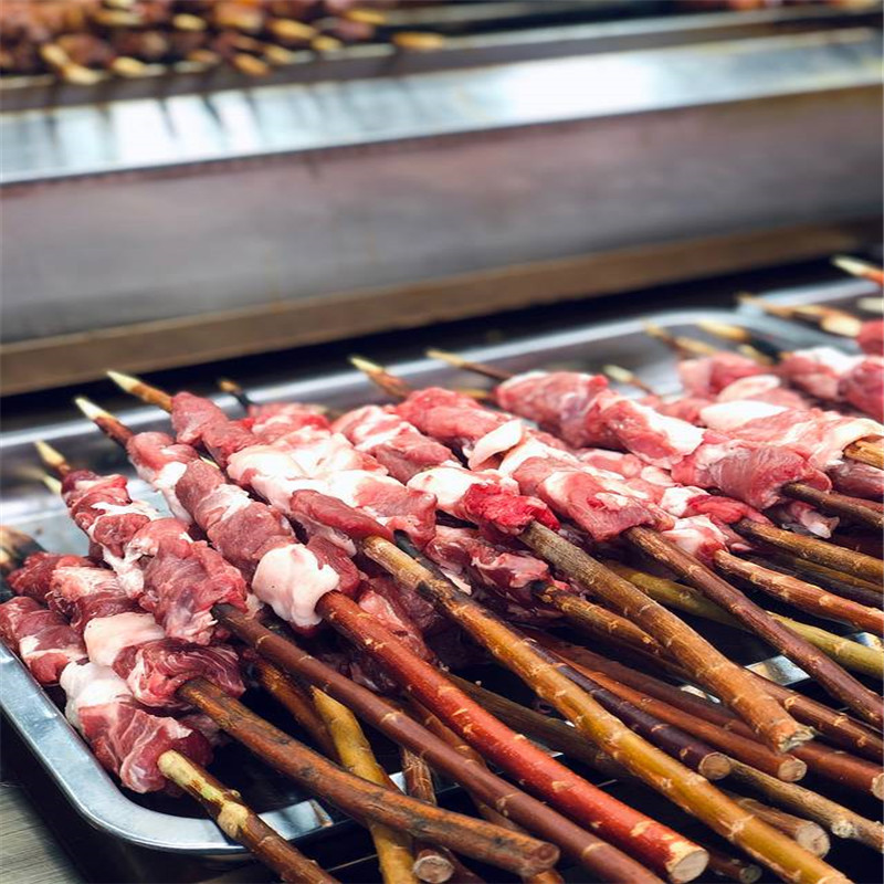 红柳羊肉串 羊肉串 大羊肉串100串/箱大红柳签子羊肉串羊肉纯羊肉
