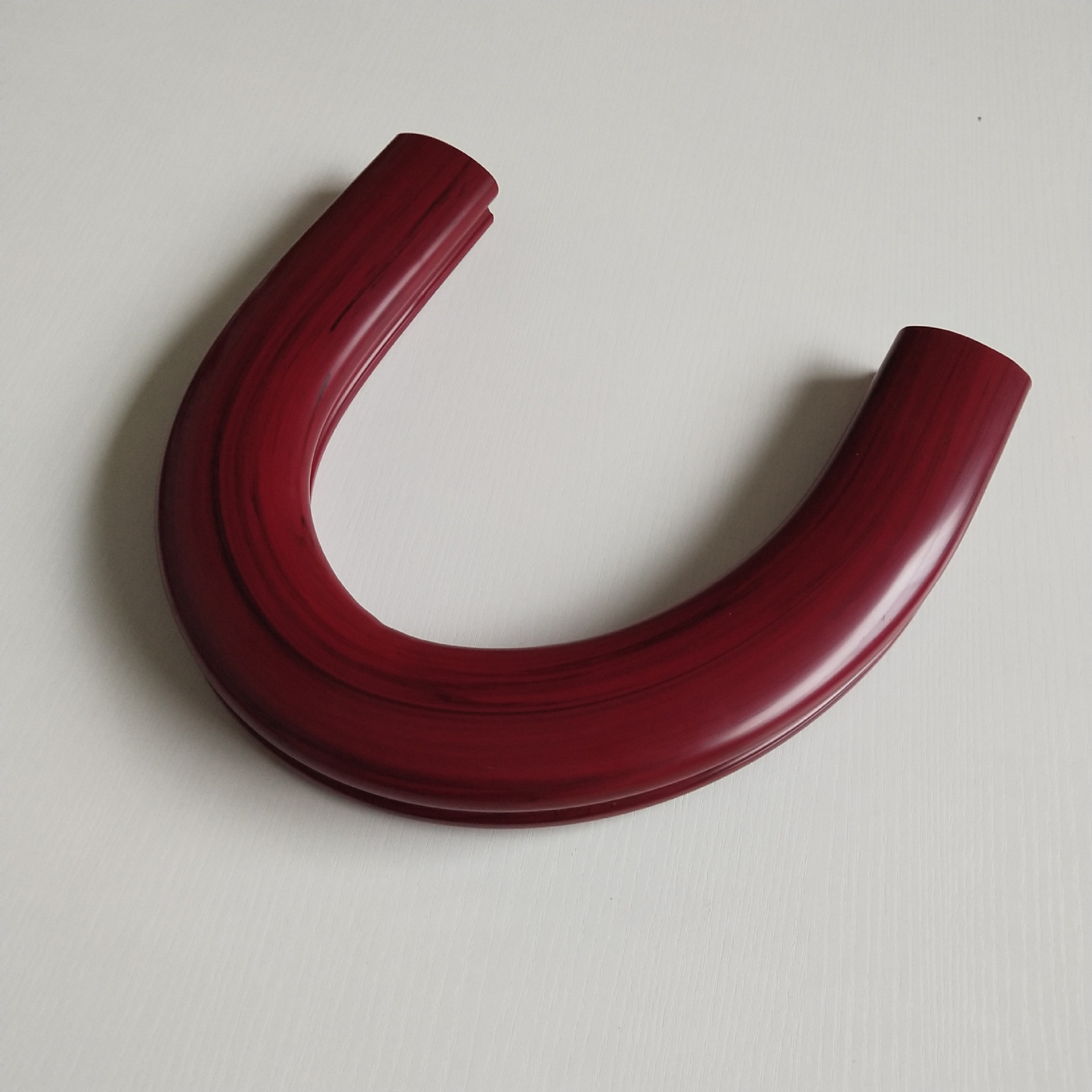 批发pvc高分子楼梯扶手 厂家铁艺护栏扶手 马蹄形工程楼梯扶手