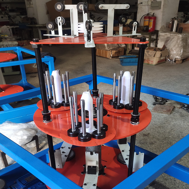 全自动化三股绳一体机,拧绳机,织绳机,包芯绳子机