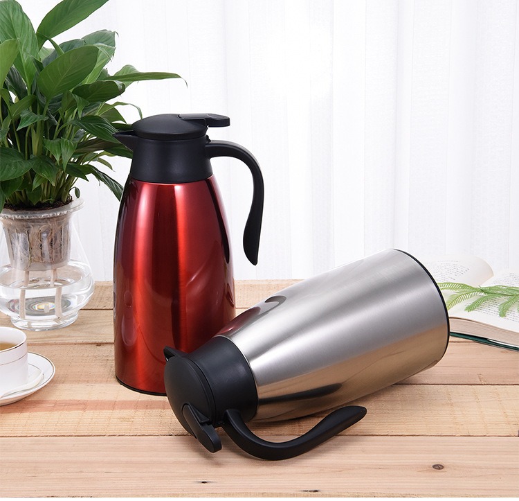 源头厂家风格款开水瓶 家用玻璃内胆热水瓶 礼品不锈钢外壳暖瓶壶