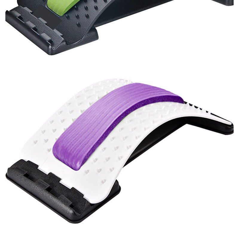 腰间腰盘突出腰椎矫正器劳损按摩背部靠垫拉伸器家用腰部按摩器