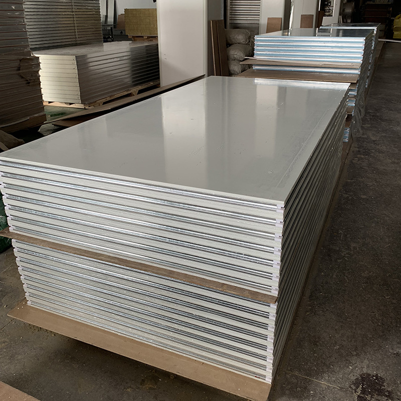 手工玻镁板 车间实验室净化彩钢板 耐高温防火玻镁夹芯板