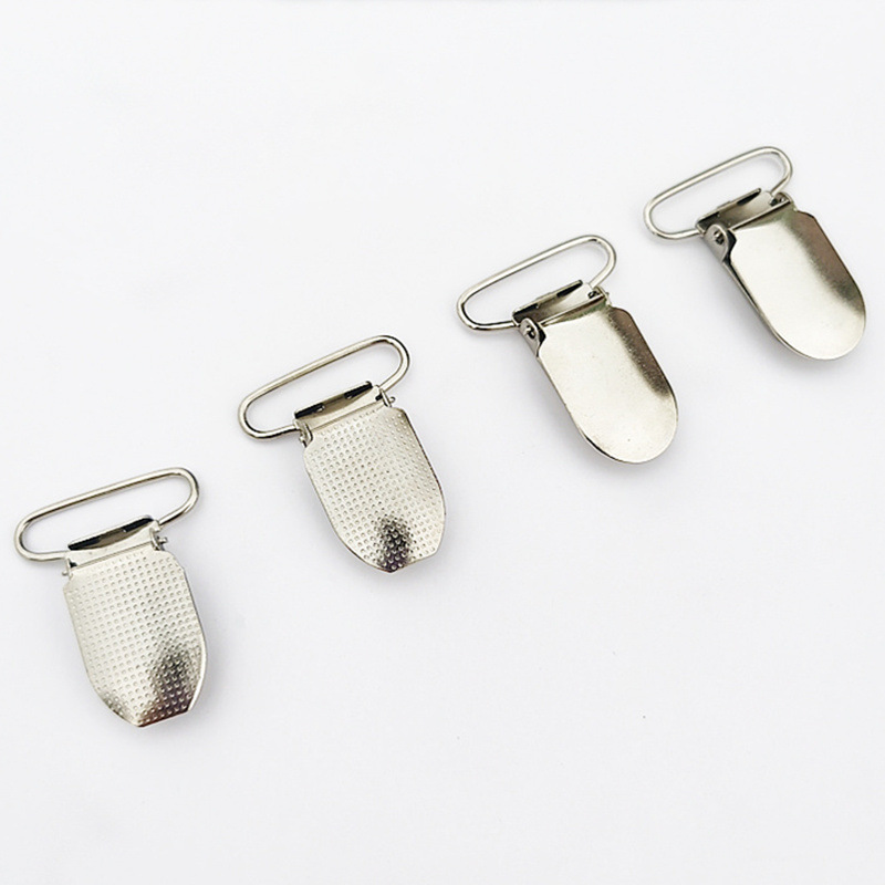 25mm有胶鸭嘴扣织带奶嘴夹织带扣背带扣麻点圆胶鸭嘴扣