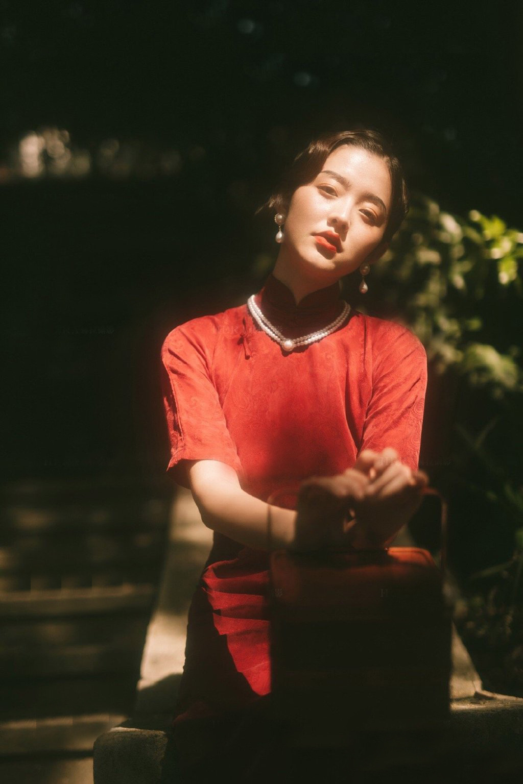 影楼拍照主题服装民国复古旗袍艺术照摄影旅拍款写真服女时尚礼服