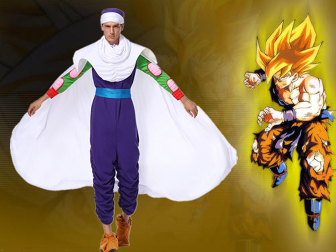 新款万圣节服装七龙珠动画片cosplay比克大魔王角色扮演忍者制服