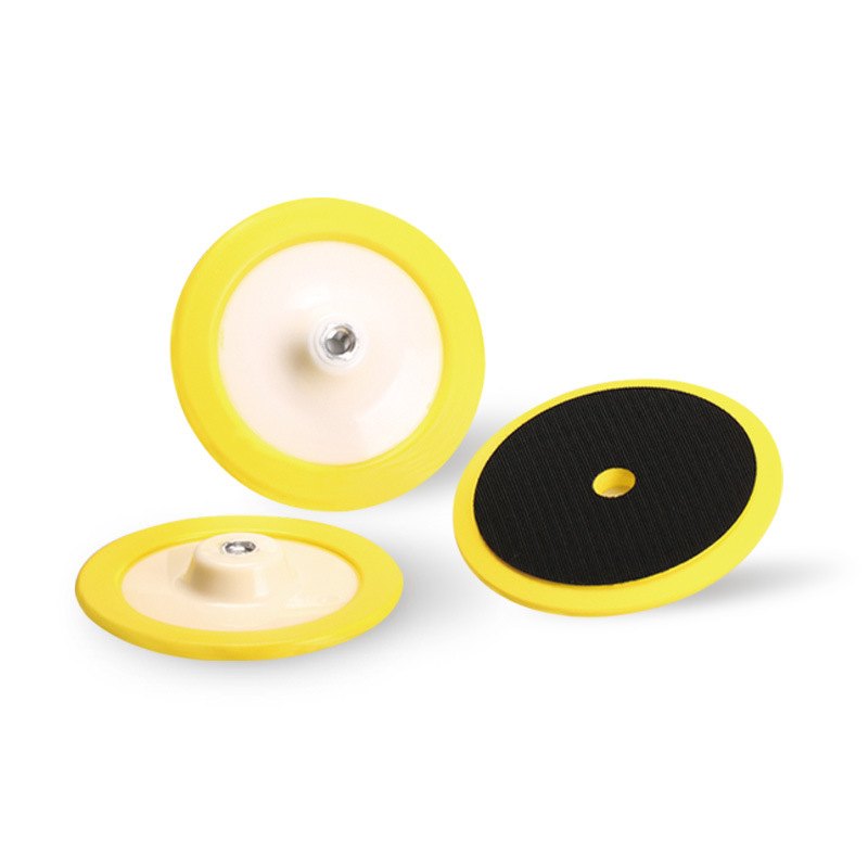 外贸货源汽车抛光机粘盘软边粘盘高速自粘托盘自粘盘砂纸粘盘托盘