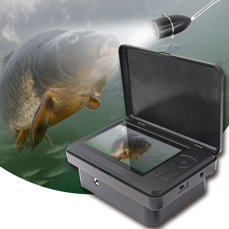 尔畅可视高清锚鱼冰钓带录像水下摄像头 户外运动钓鱼海钓 探鱼器