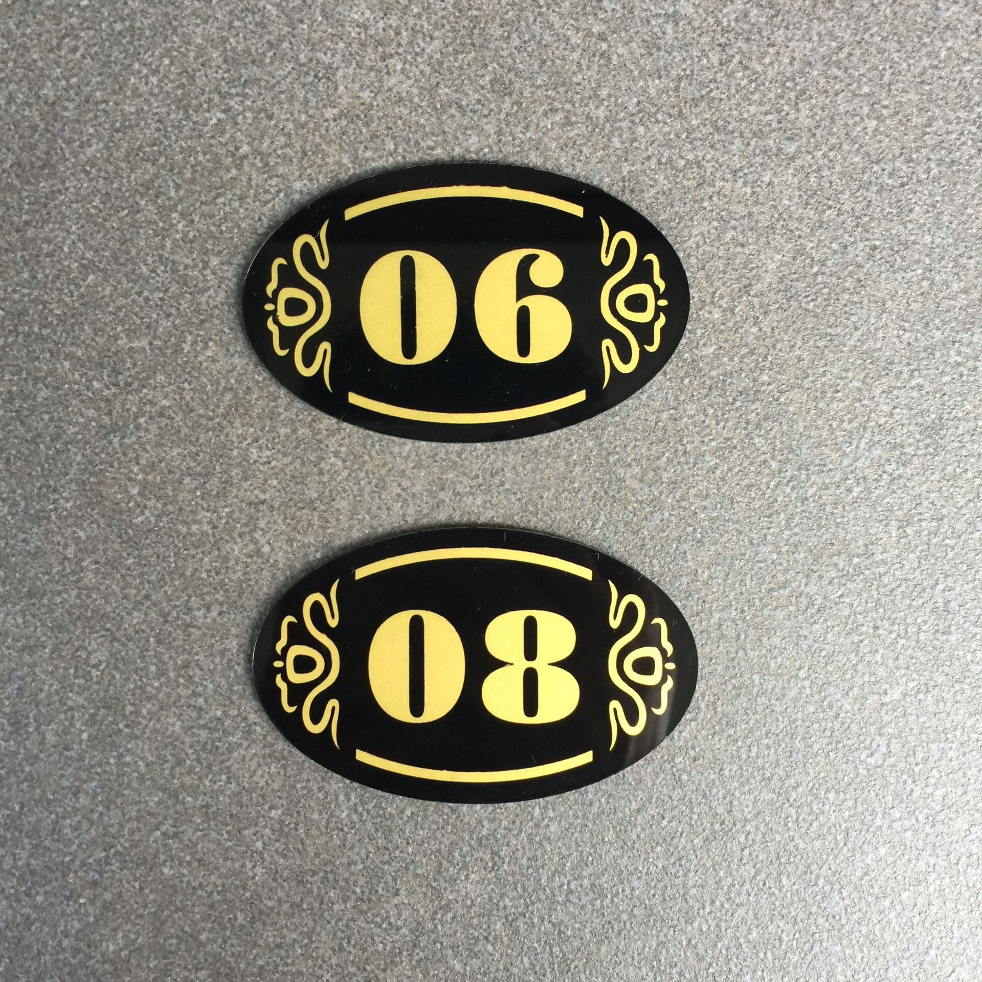 亚克力厂家直销单元牌号码牌酒店餐厅标牌餐厅桌位号码标牌数字