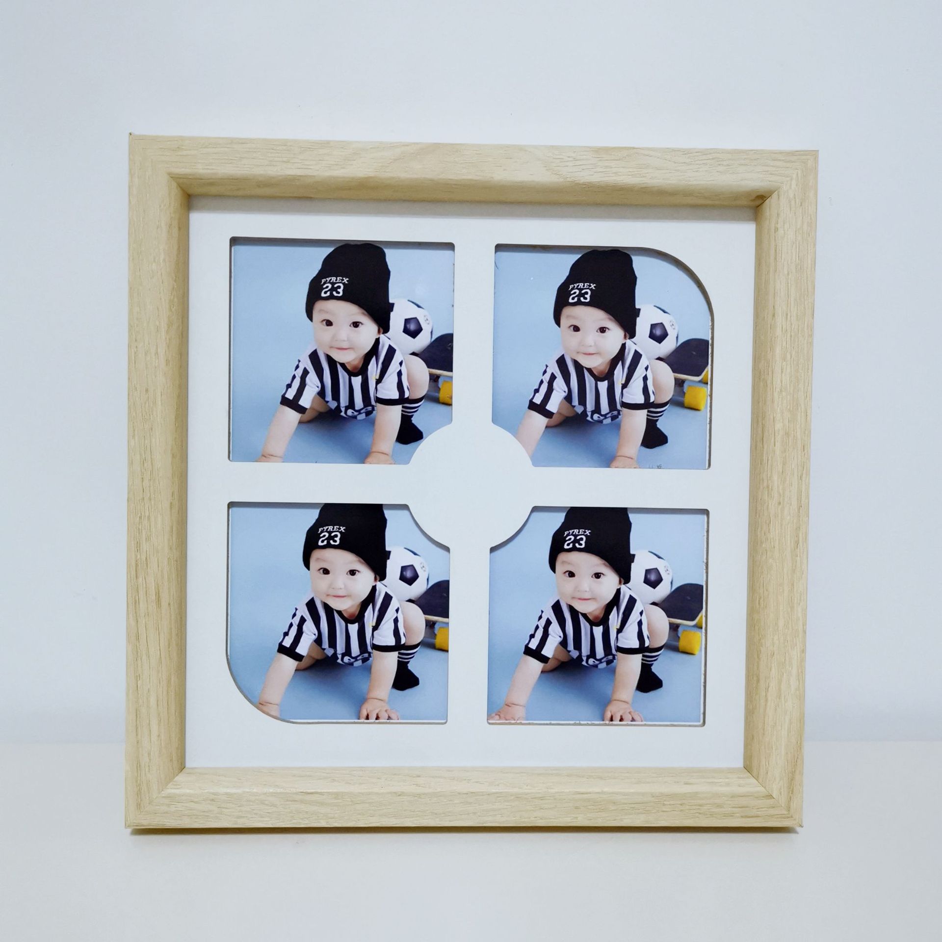 新款四宫格摆台迷你轻奢简约宫格相框创意儿童婚纱影楼田字格桌摆