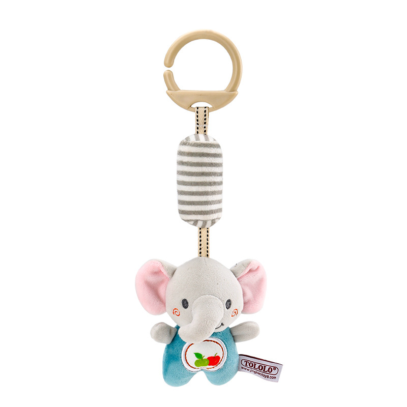 Tololo Baby Toys Rattle Pendant Baby Stroller Hanging Wind Chimes Newborn Comfort Toy Factory Wholesale