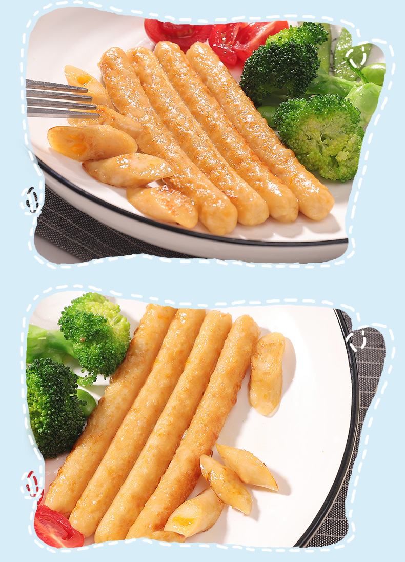 儿童鱼肠80g鱼肉零食不上火健康营养即食火腿肠非婴幼儿休闲食品