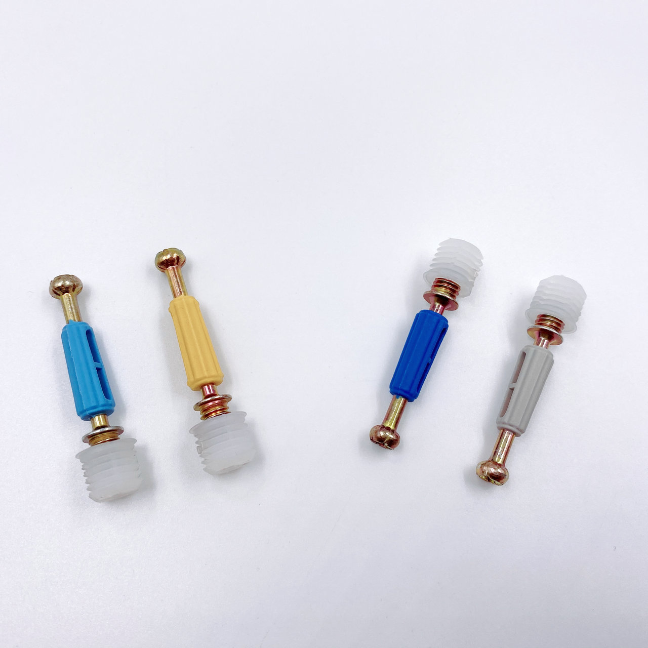 新型二合一连接件 橱柜衣柜家具快装连接杆 新款快装三合一连接件