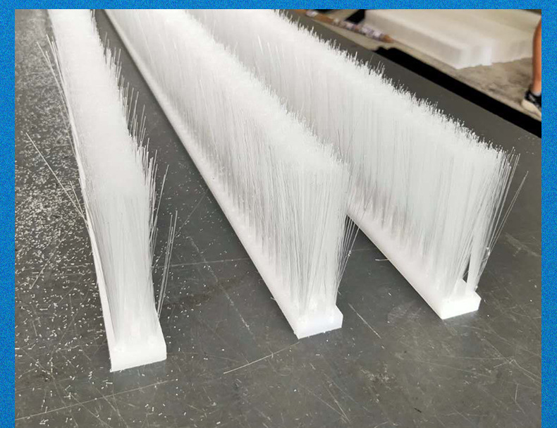 罐车清洗清扫毛刷条pp板长条刷混凝土搅拌车罐体专用毛刷软毛长刷