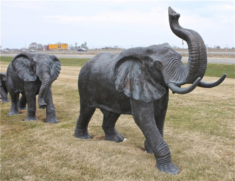酒店门口大象雕塑 铸铜大象生产厂家 定制大象铜像价格 大象摆件