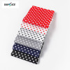 50cm Cotton Wave Kerchief pure cotton Dot Scarf lady Retro Korean Hair band scarf Accessories Customizable 50cm Cotton Wave Kerchief pure cotton Dot Scarf lady Retro Korean Hair band scarf Accessories Customizable