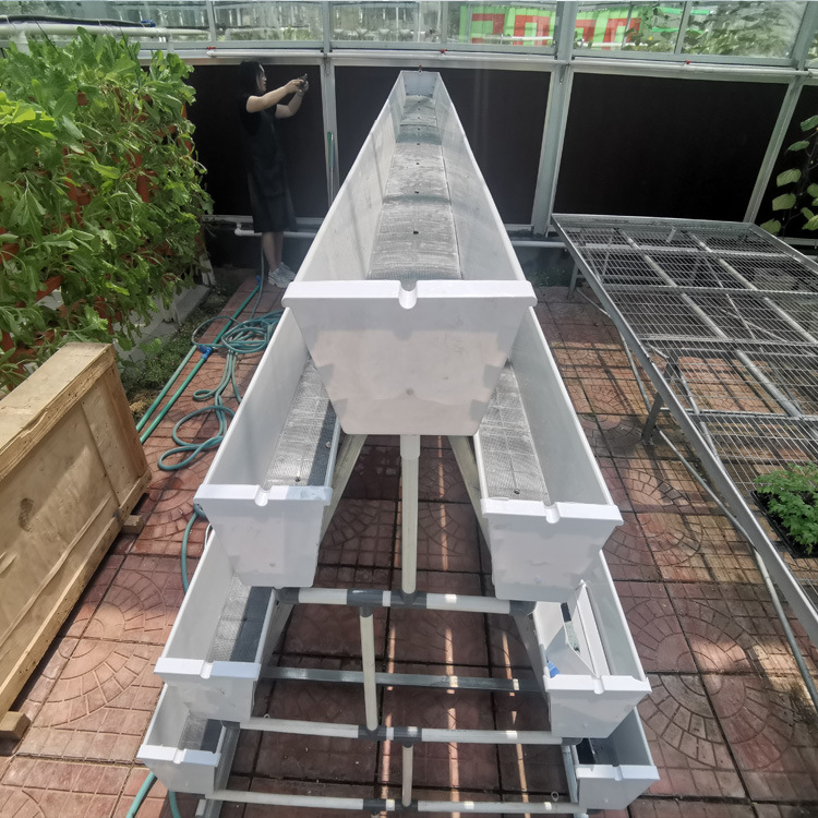 厂家定植草莓种植槽pvc种植槽基质栽培种植槽