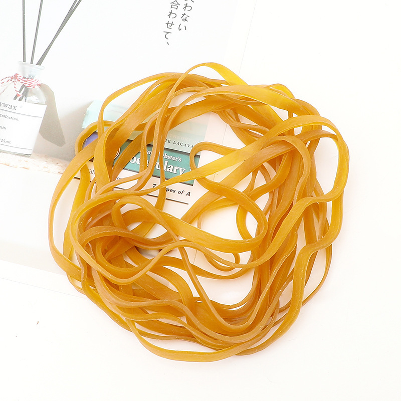 橡胶宽6mm越南橡皮筋黄色皮圈皮套牛皮筋强力象筋皮圈橡皮圈