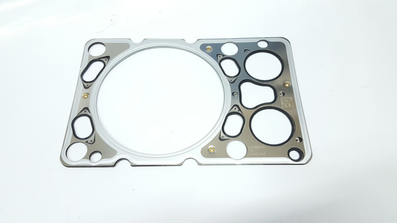 潍柴国五发动机配件wp13原厂气缸盖垫612700040018汽缸床