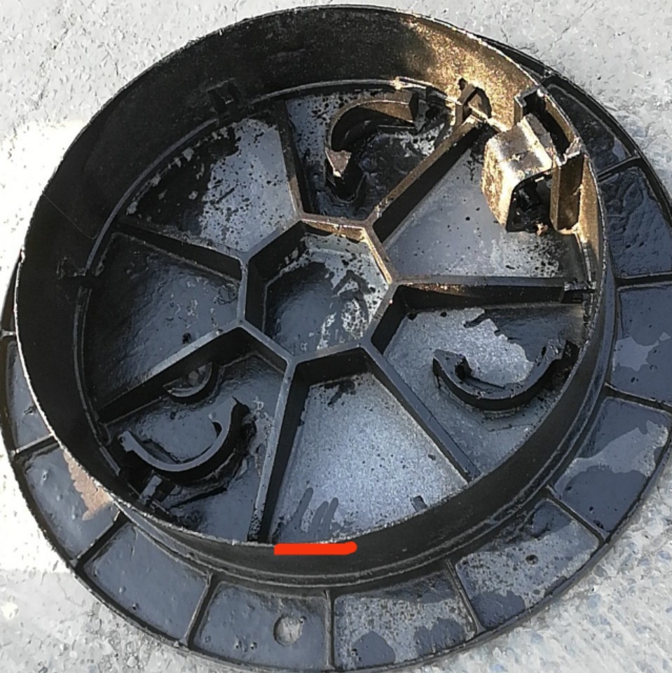 厂家生产球墨铸铁井盖重型防沉降井盖φ700 批发铸铁篦子 沟盖板