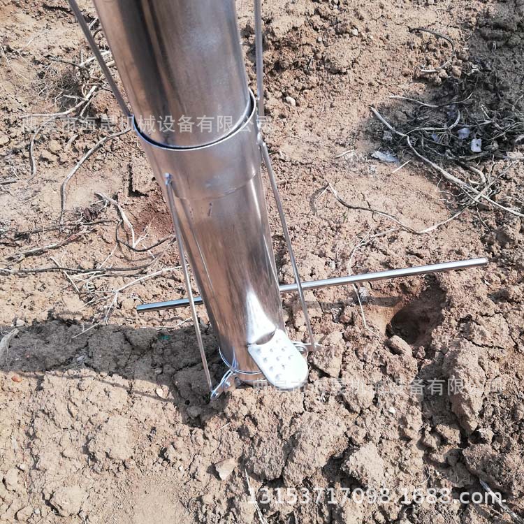 蔬菜秧苗移栽器 不锈钢手动烟草栽苗器 双柄栽苗机