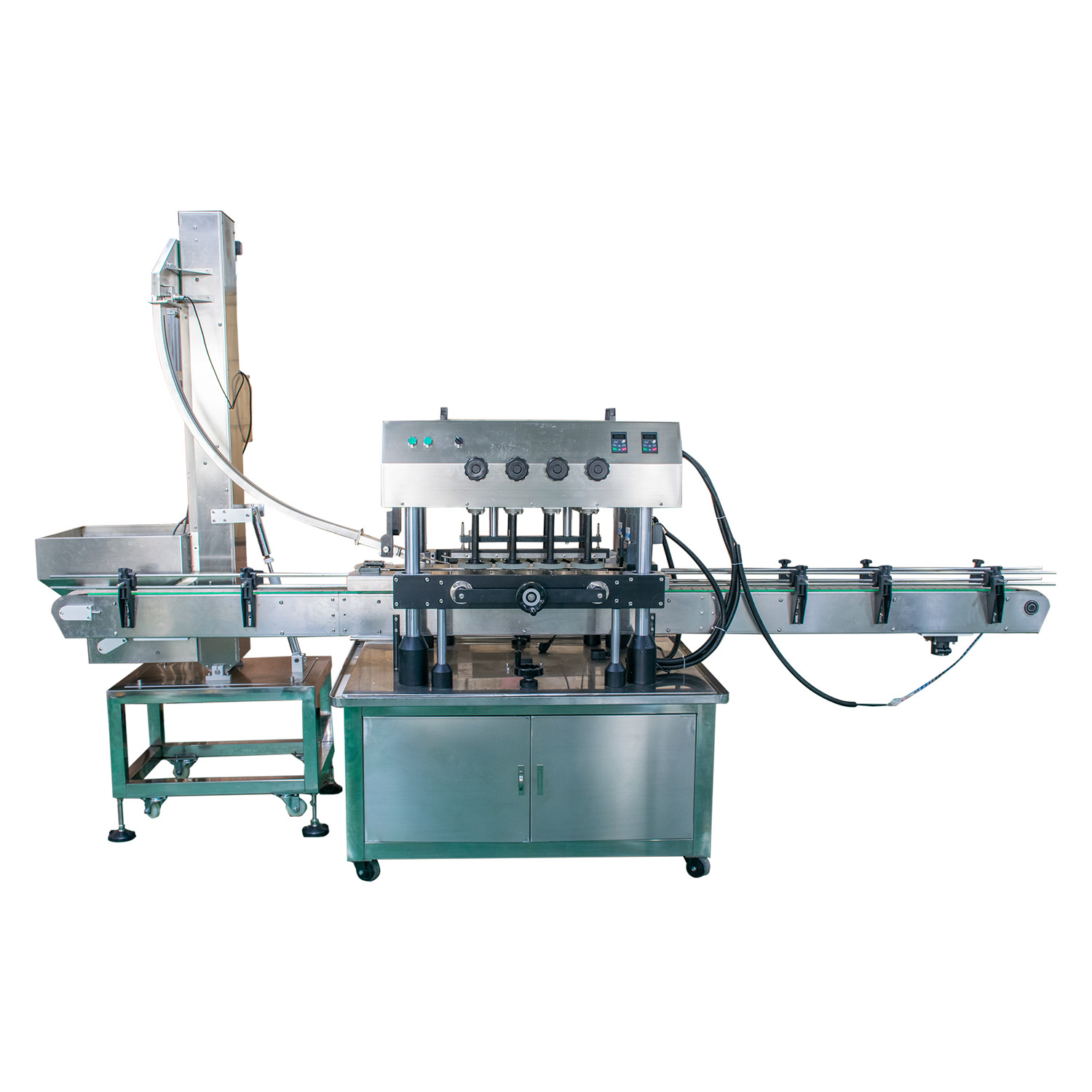 全自动高速旋盖机医药化妆品洗衣液塑料瓶自动生产线上盖旋盖机