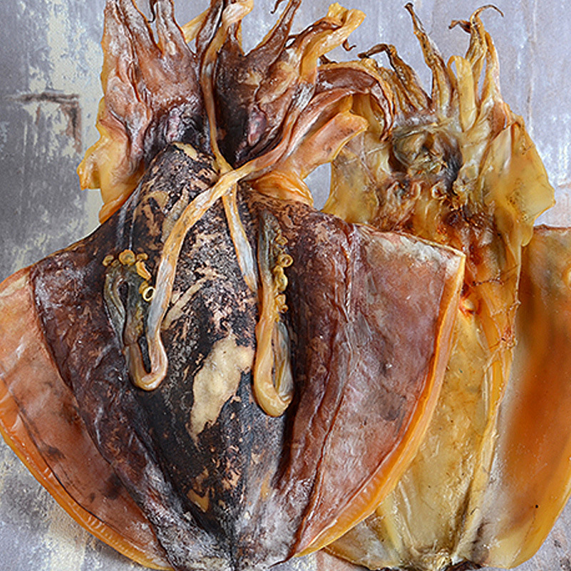 新晒墨鱼干500g目鱼干小墨鱼仔干货淡干乌贼海鲜产品11-20头yt