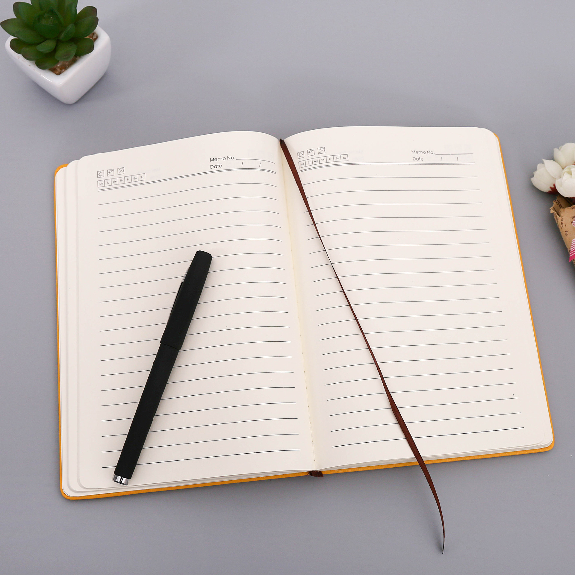 创意笔记本套装商务办公会议礼盒装记事本a5企业笔记本子定制logo