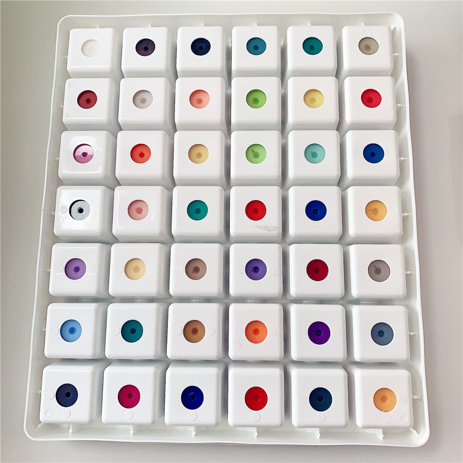 美邦祈富水粉果冻颜料套装42色80ml学生艺考集训推荐水粉颜料