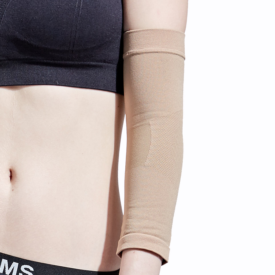 Cross-Border Amazon Sports Health Elastic Elbow Pad Silicone Anti-Slip Joint Protection Pressure Arm Guard Unisex