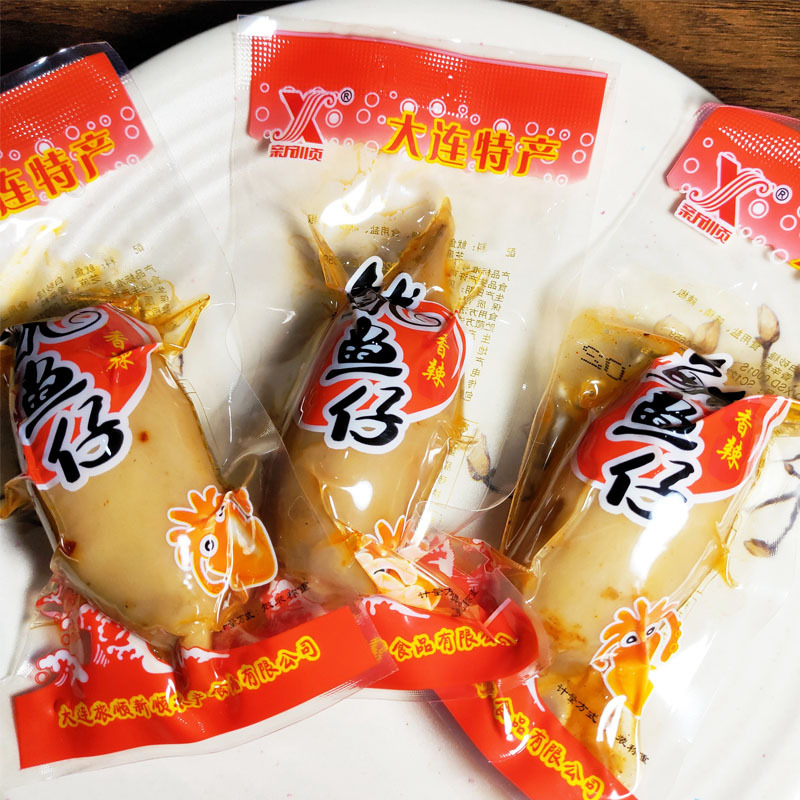 新顺 鱿鱼仔碳烤 原味/香辣味 鱿鱼海鲜产品 休闲零食 小包装 5斤