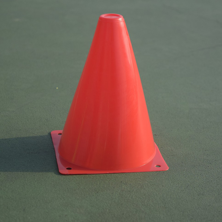 23厘米路障篮球训练器材锥形标志桶障碍物雪糕筒碟盘儿童跆拳道