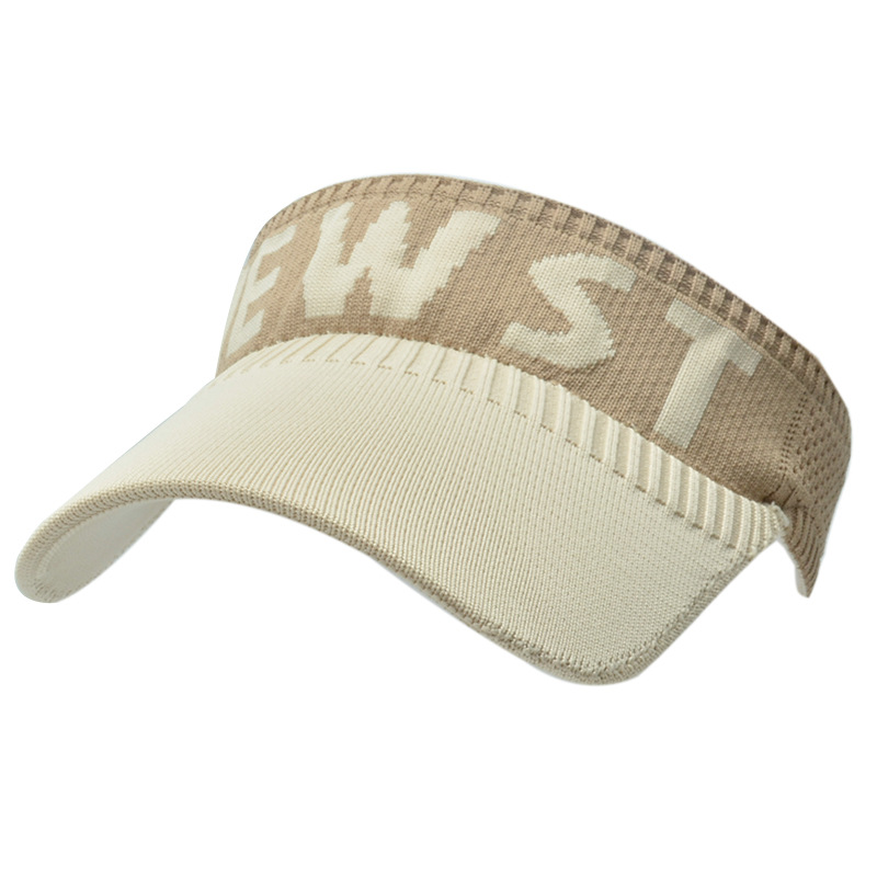 9326 Summer Women's Golf Baseball Topless Hat Outdoor Running Hat Korean Men's Sun Protection Sun Hat