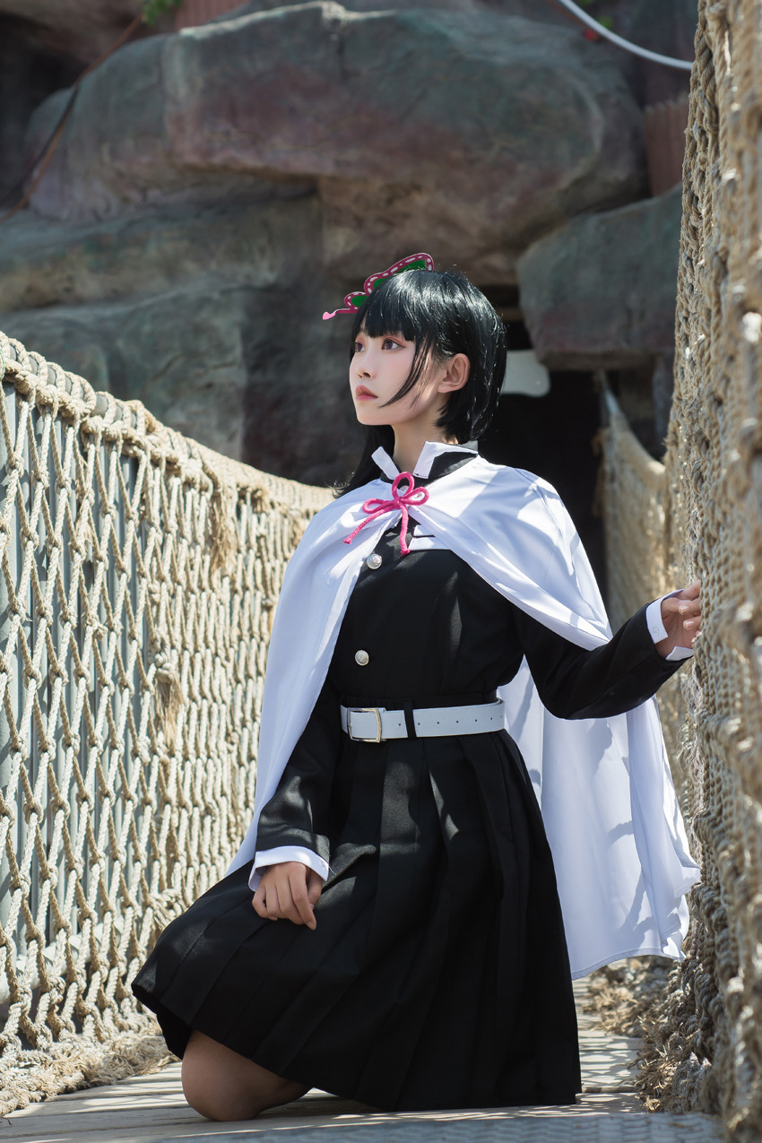 鬼灭之刃栗花落香奈乎鬼杀队队服cosplay服装鬼杀队队服全套代发