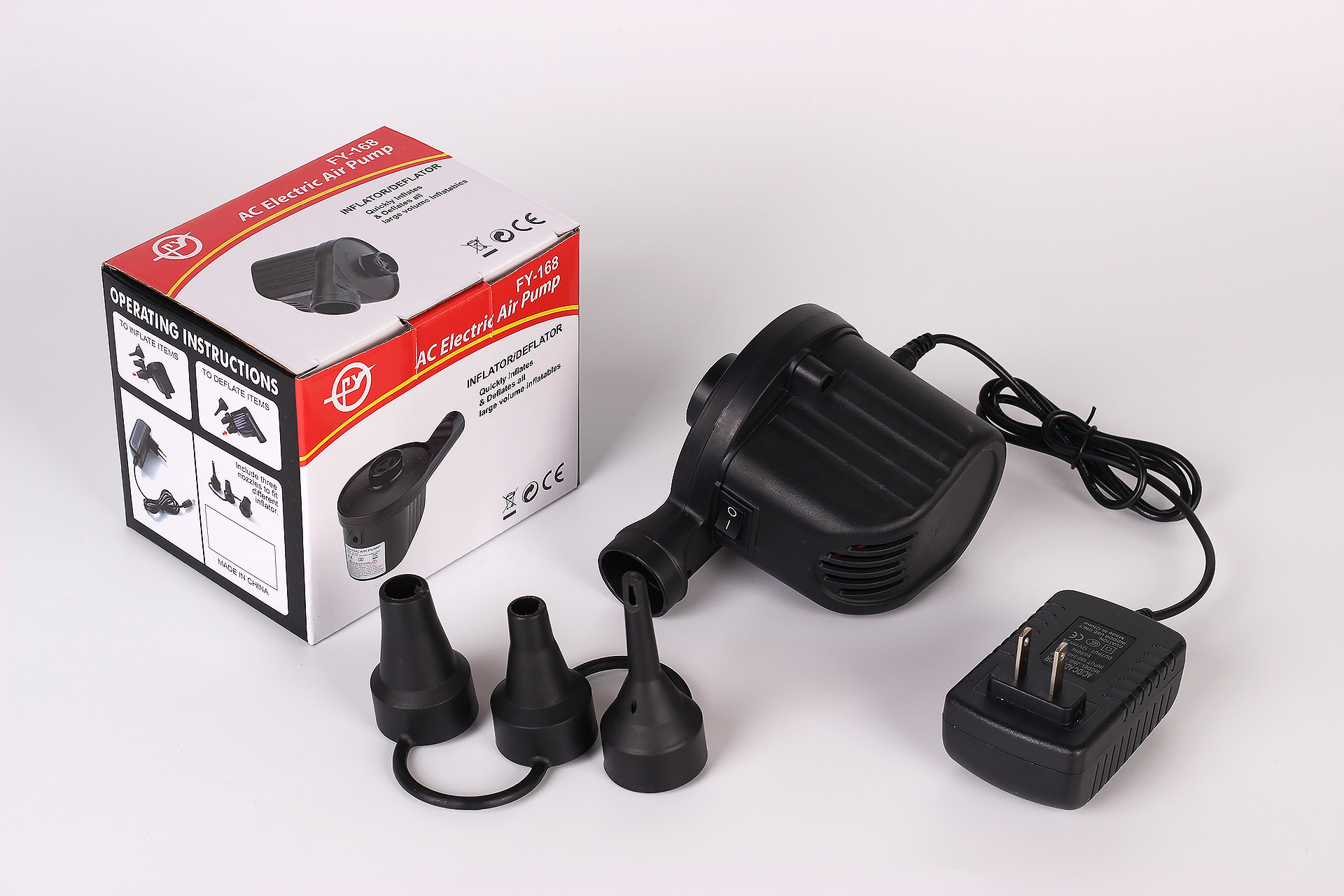 电动充气泵 家用充气泵 小型充气抽气电泵 车载充气泵 110v~240v