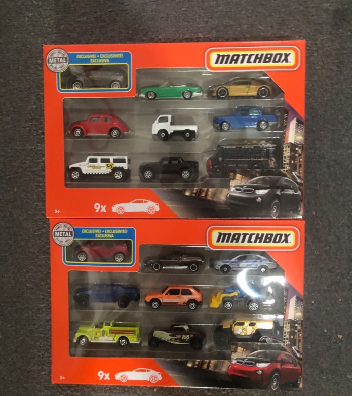 matchbox火柴盒仿真合金车模型9九辆装九连包x7111达生福特轿跑