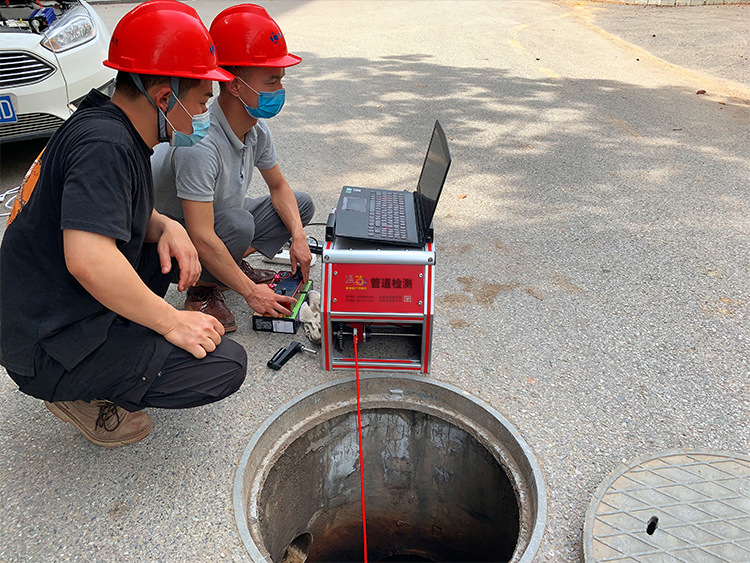 快通cctv市政管道检测机器商用勘测城市管网排水管道爬行车996