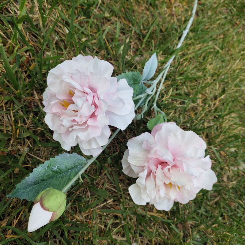 现货批发3头皇后芍药 婚庆布置仿真花 客厅办公室装饰假花