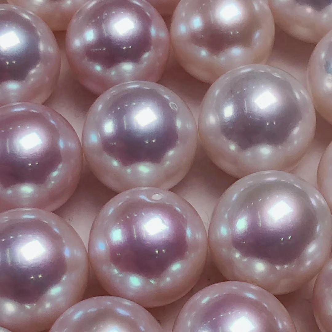 银生淡水珍珠有核珍珠爱迪生澳白色t5a无暇强光12mm