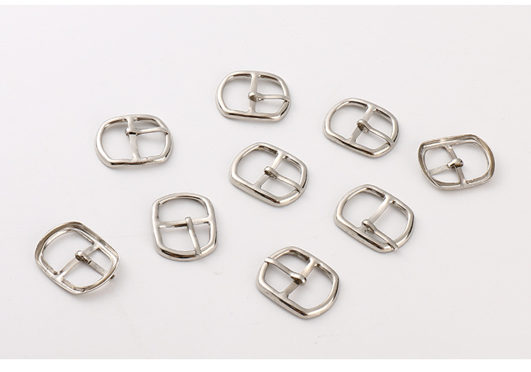 女凉鞋纽扣 一字鞋带金属挂钩侧边勾子扣针五金鞋扣配件 金色内宽