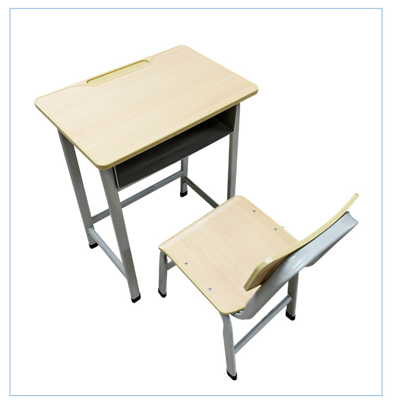 普通学校课桌椅 中小学生课桌椅 学习桌椅书桌课桌椅组合套装