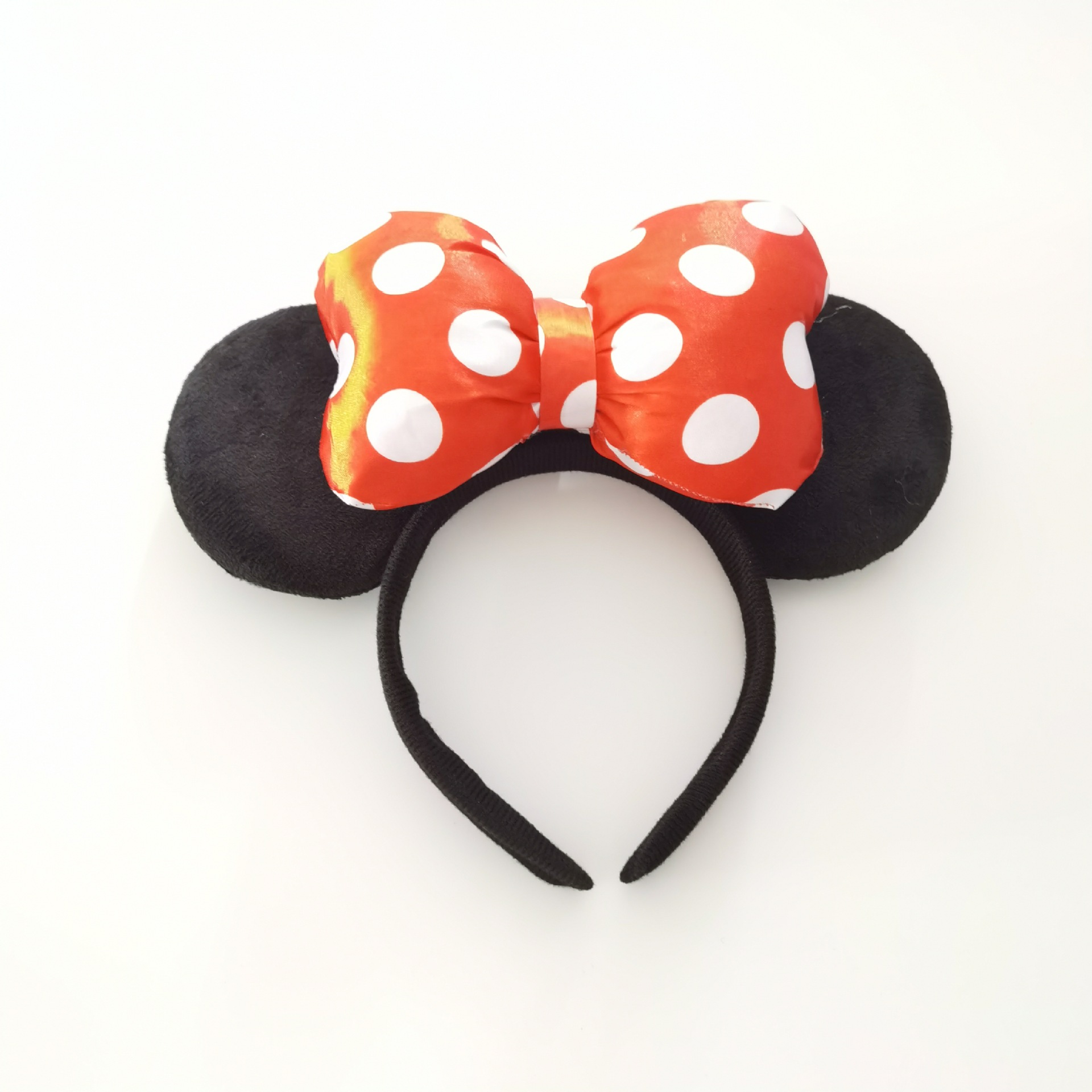 厂家直销发光米奇头饰 led闪光大号米老鼠发箍蝴蝶结发夹夜市批发