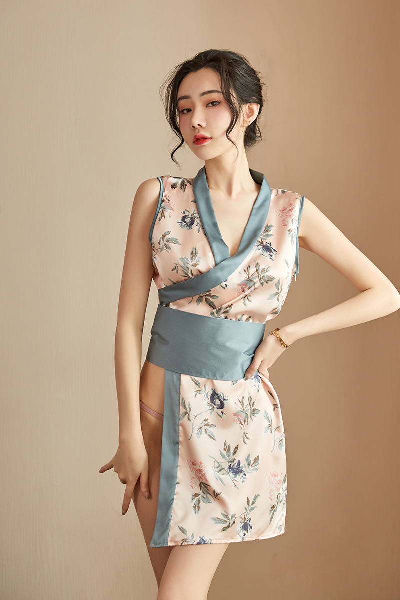 林林婷情趣内衣复古旗袍性感蕾丝古典制服诱惑一件代发