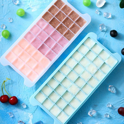 Factory Direct Supply 24 Grid Ice Tray Ice Maker 36 Grid Ice Cube Mold Home Bar DIY Silicone Ice Tray Wholesale