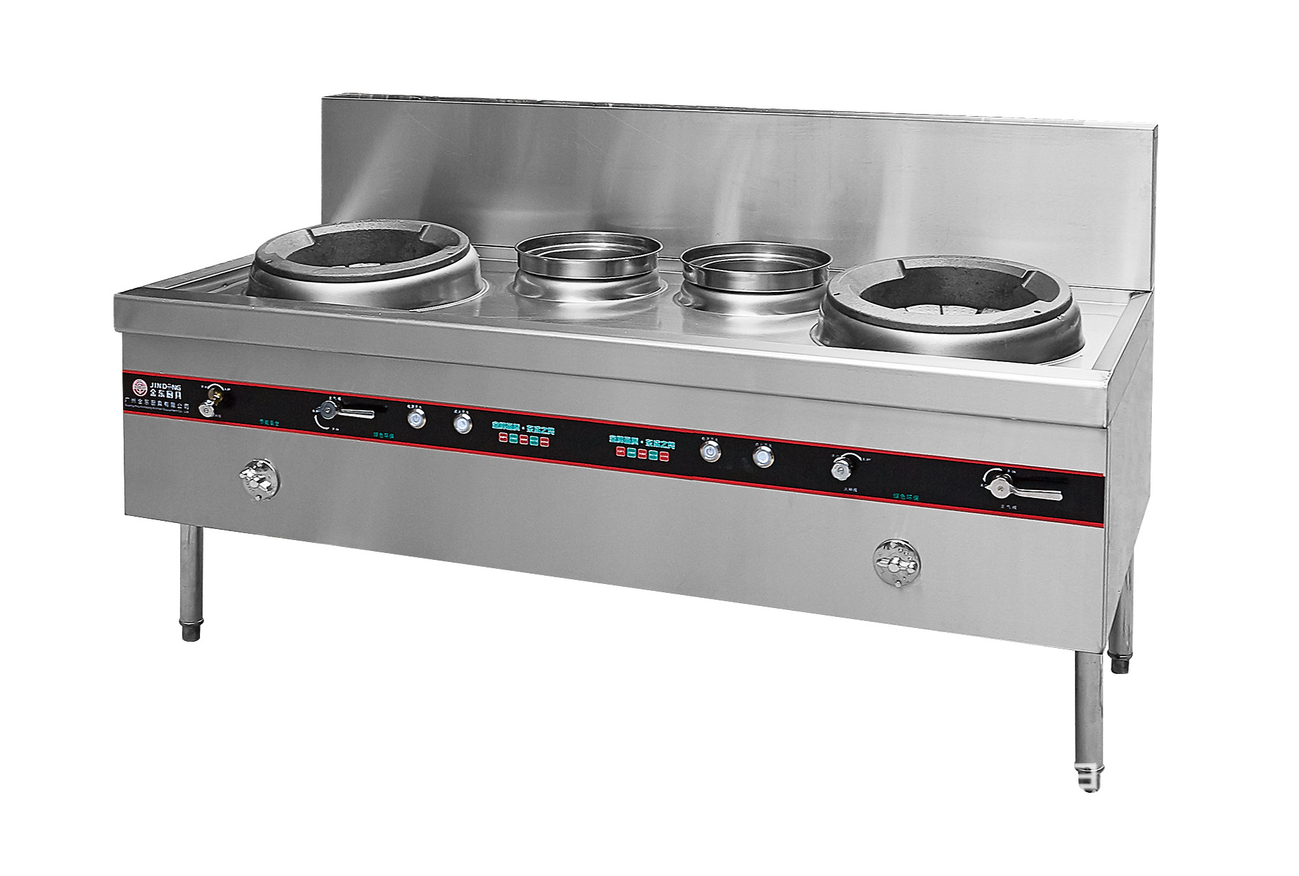 金东炒炉 铸铁炒炉 带金属片 带风机 天然气 液化气 柴油